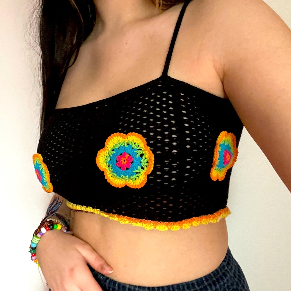 BRAND NEW without tags ASOS crochet knit crop top